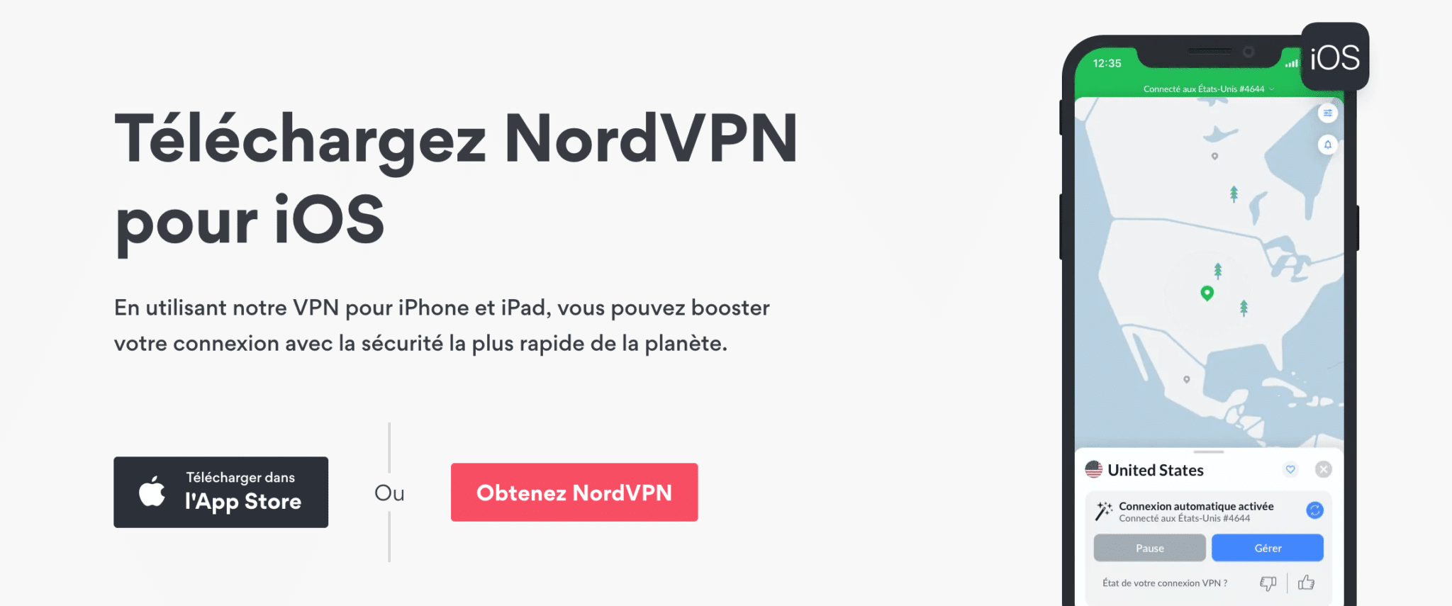VPN iPhone NordVPN