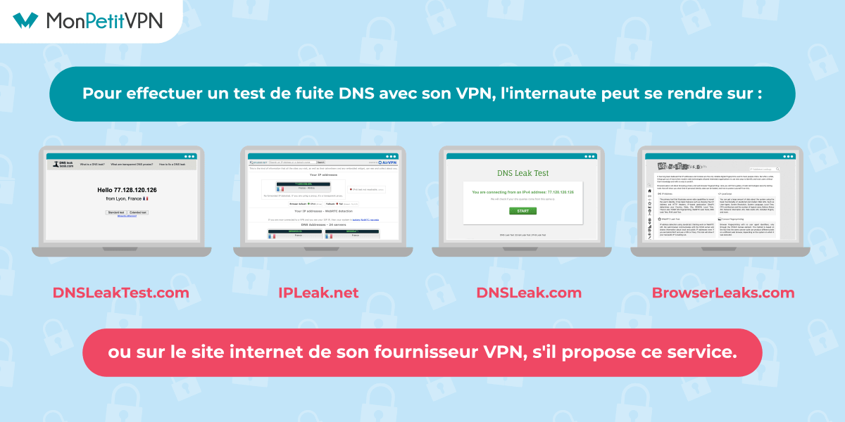 La marche à suivre pour faire un test de fuite DNS Comment effectuer rapidement et simplement un test de fuite DNS ?
