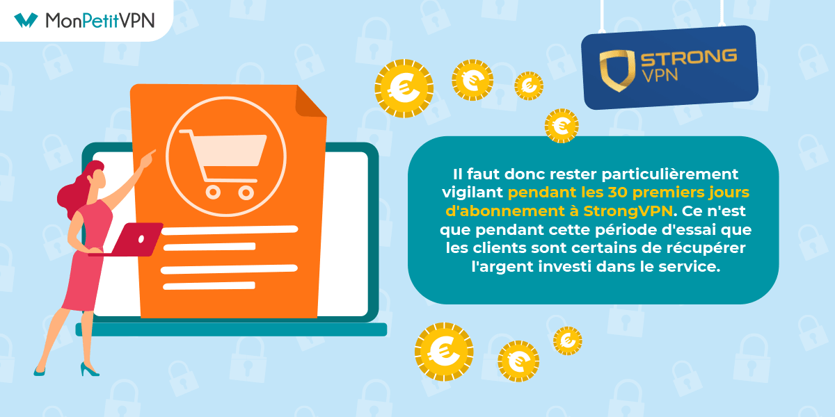 Obtention du remboursement chez l'éditeur StrongVPN Comment obtenir le remboursement de son abonnement StrongVPN ?