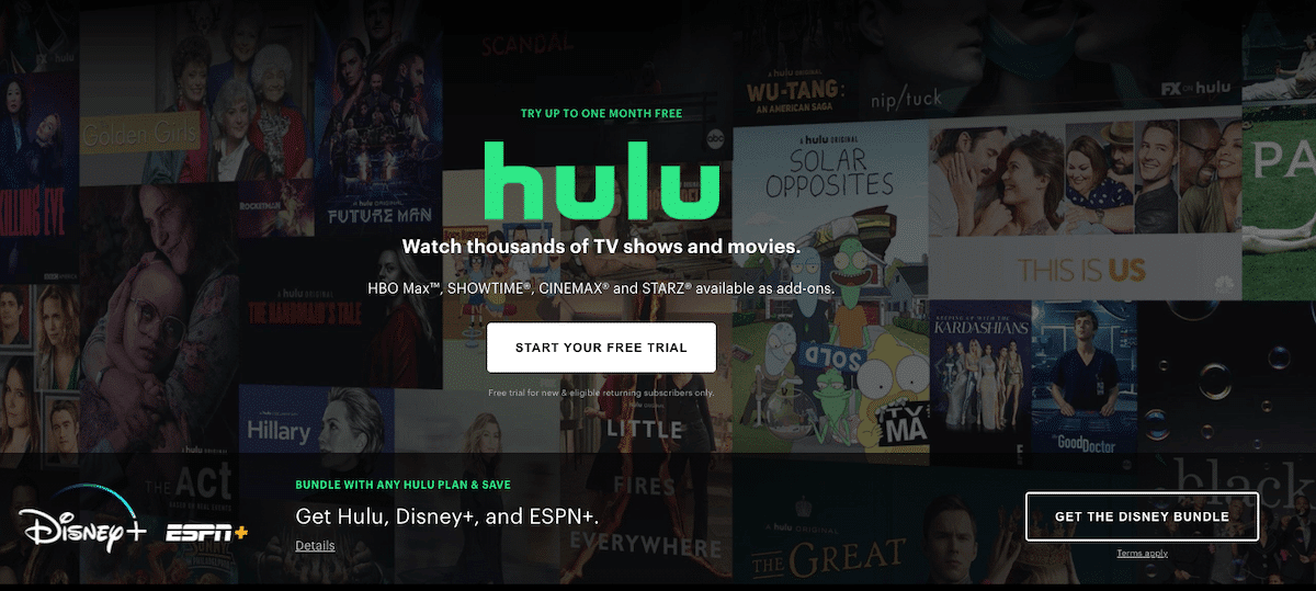 Les alternatives à Netflix avec une plateforme comme Hulu