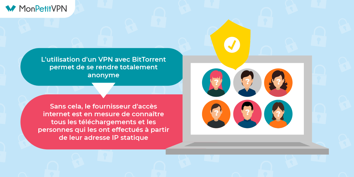 Les avantages d'un VPN pour le torrenting Se rendre anonyme pendant ses téléchargements sur BitTorrent grâce à un VPN