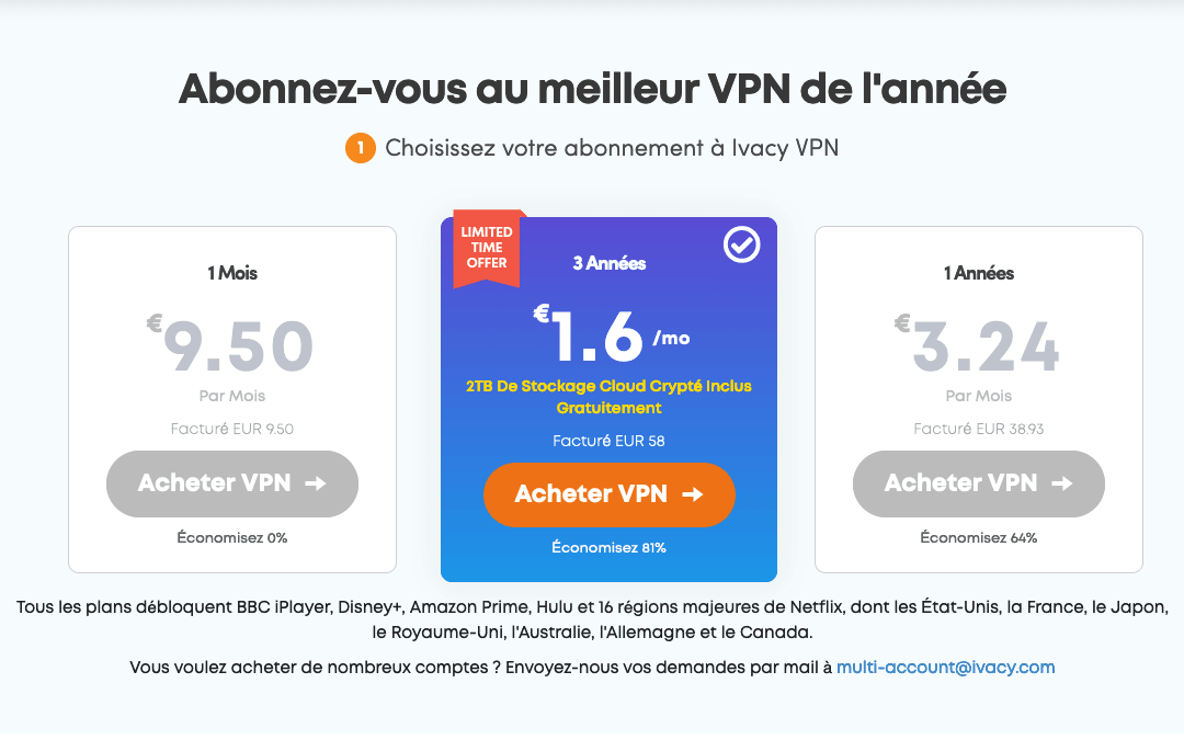 VPN pas cher : IvacyVPN IvacyVPN