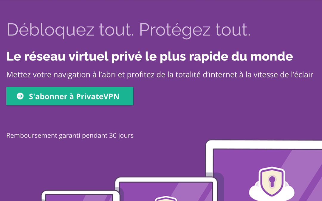 VPN pas cher : PrivateVPN PrivateVPN