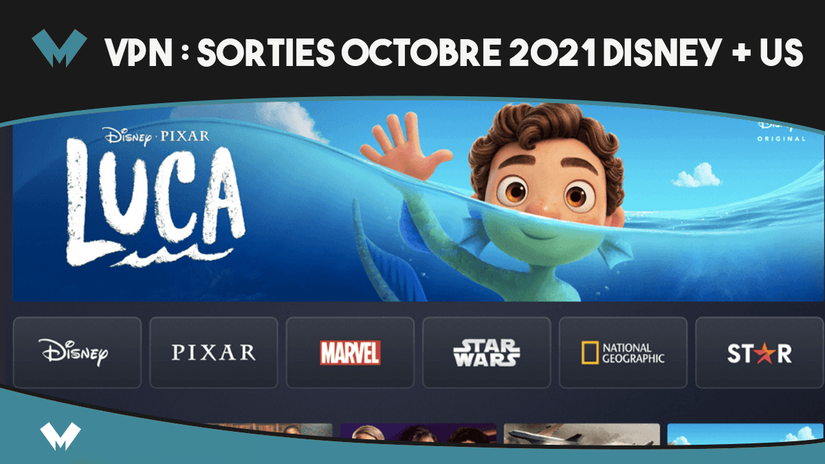 Les sorties du mois d'octobre Disney + US