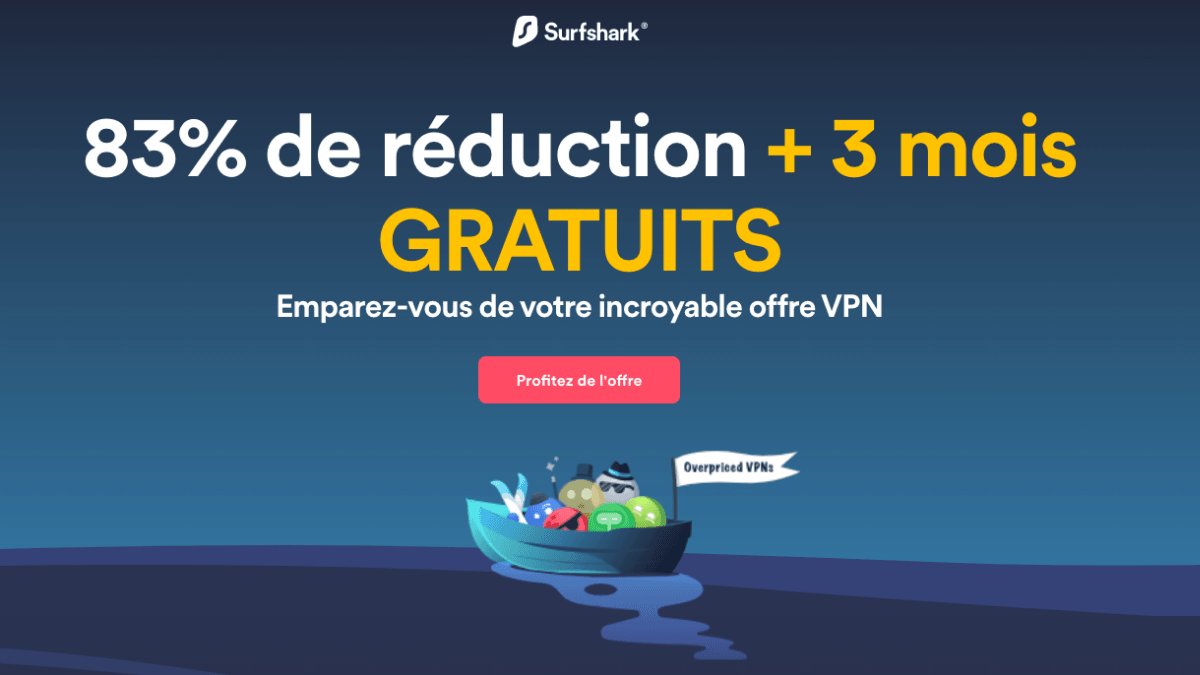 Le meilleur VPN avec Surfshark