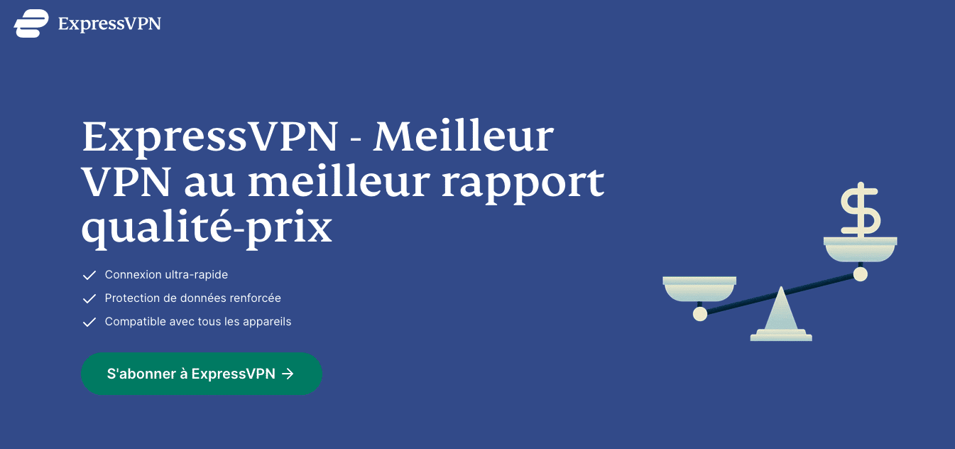 L'offre d'ExpressVPN à moins de 6€/mois ExpressVPN en promotion