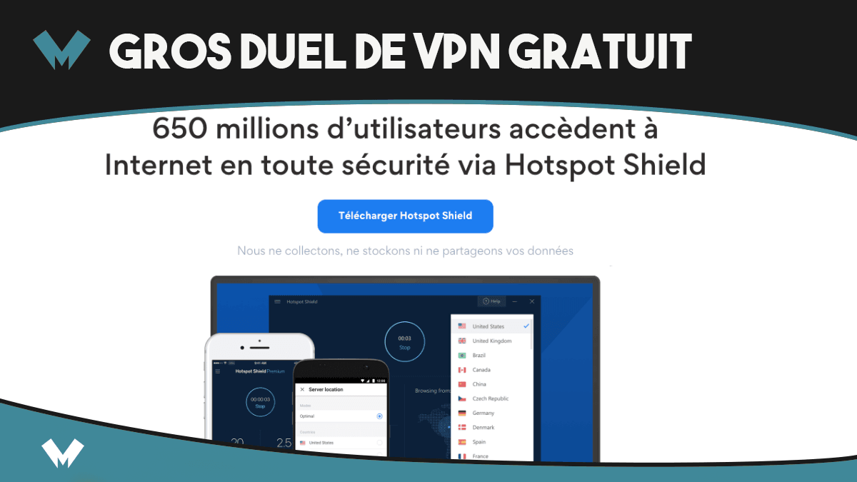 Les meilleurs VPN gratuits