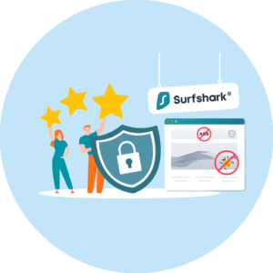 Zoom sur l'option Cleanweb de Surfshark