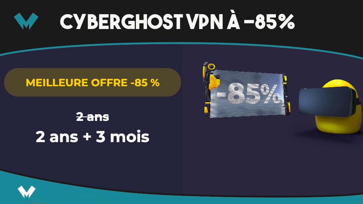 Cyberghost VPN en promo Noël