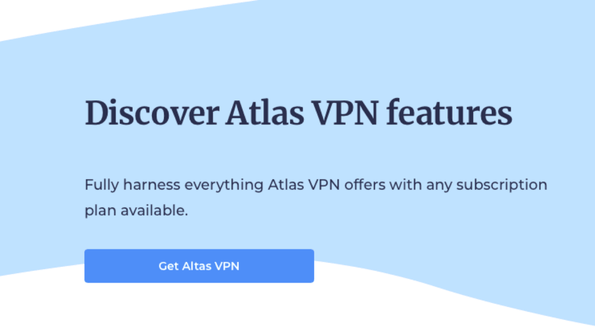 Atlas VPN et son offre pas chère