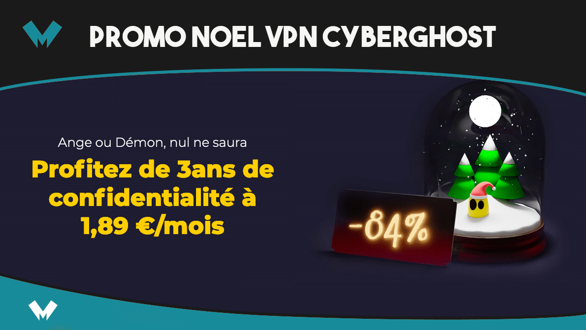 Promo VPN Noël Cyberghost