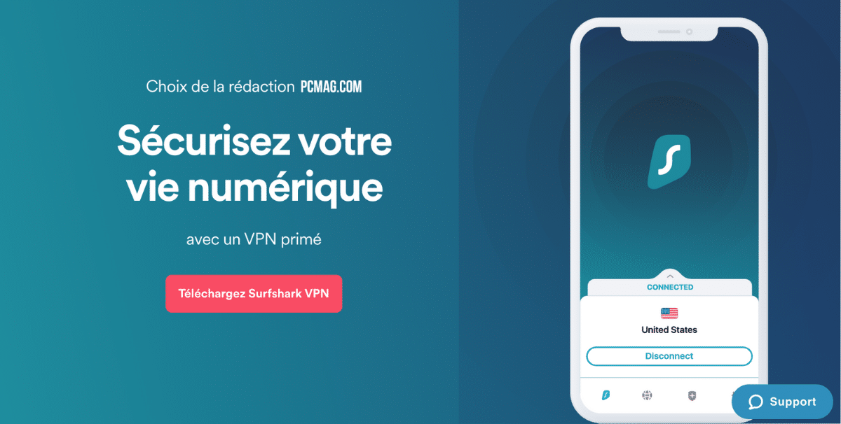 Surfshark VPN en promotion Surfshark VPN 2022
