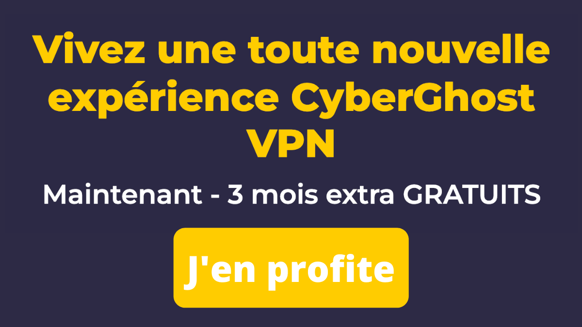 3 mois d'abonnement VPN offerts Disney+ US Cyberghost VPN