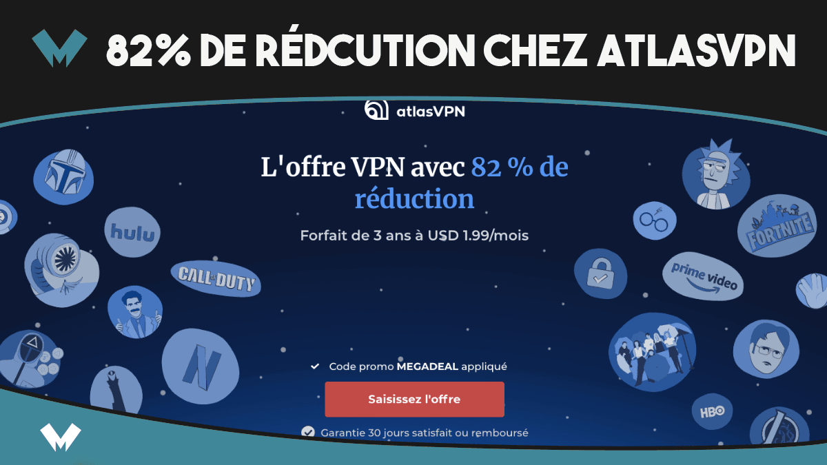 Promo sur AtlasVPN