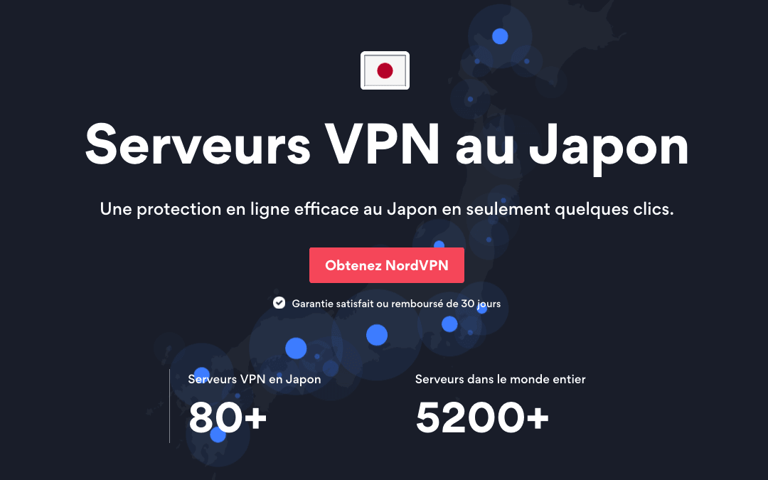 NordVPN pour le Japon VPN pour le Japon