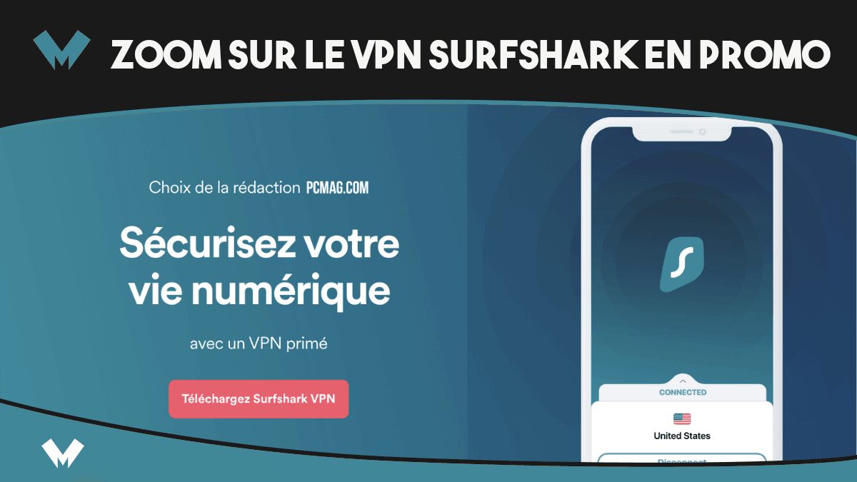 Promotion sur le VPN Surfshark