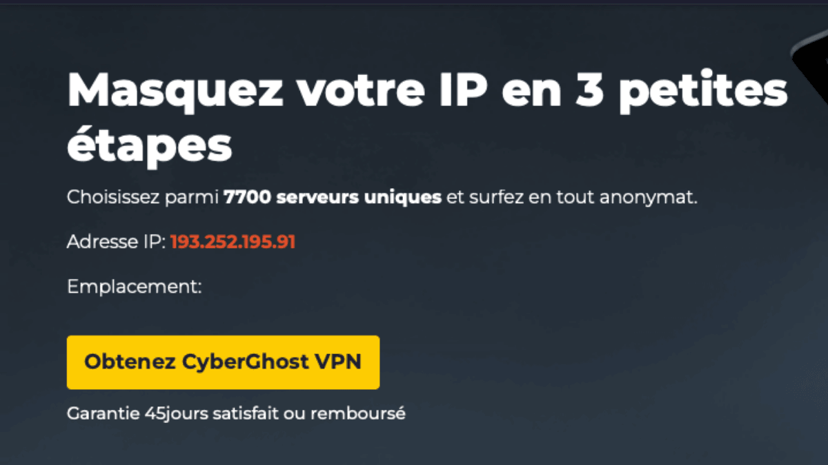 CyberGhost et son VPN pas cher