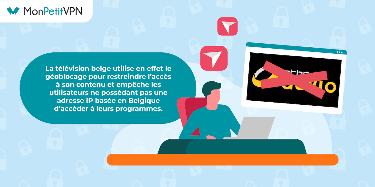 Les géorestrictions sur les chaînes RTBF