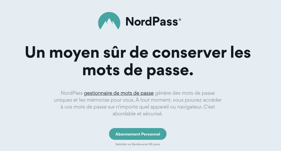 Gestionnaire Nordpass Gérer ses mots de passe avec Nordpass