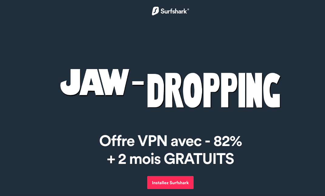 Souscrire SurfShark Le VPN SurfShark