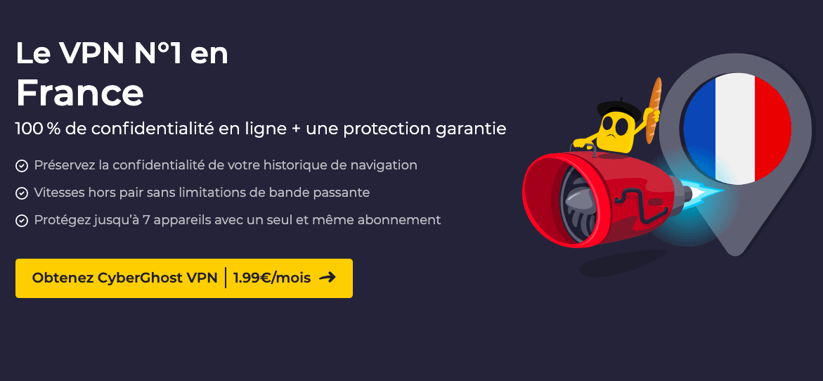 Masquer ses activités en quelques clics avec Cyberghost VPN sécurisé Cyberghost