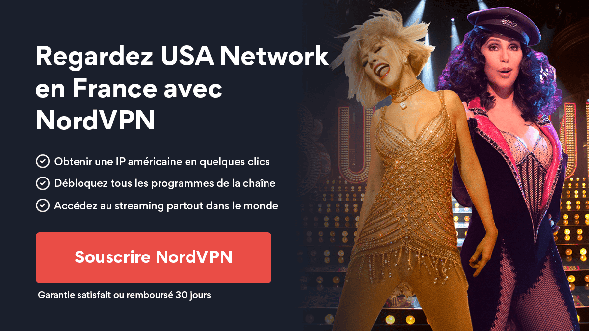 Débloquer USA Network en France grâce à NordVPN