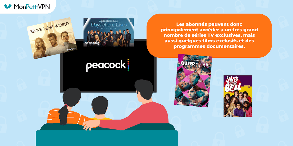 Les programmes disponibles sur Peacock TV