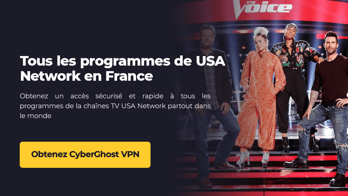 Accéder à USA Network en France avec Cyberghost