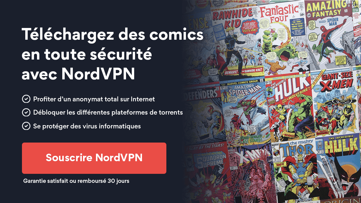 Téléchargement de comics avec le logiciel NordVPN