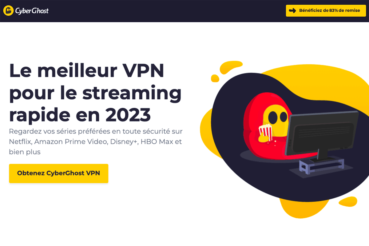 VPN pour le stream Cyberghost