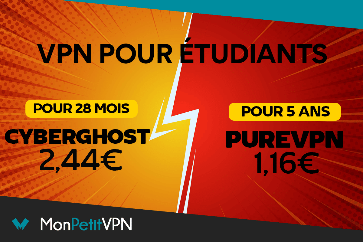Cyberghost vs PureVPN VPN pour étudiants