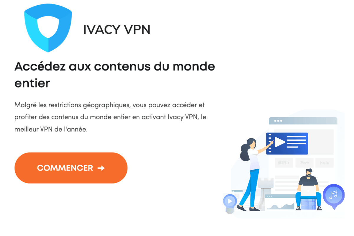 VPN pas cher Ivacy à 1€
