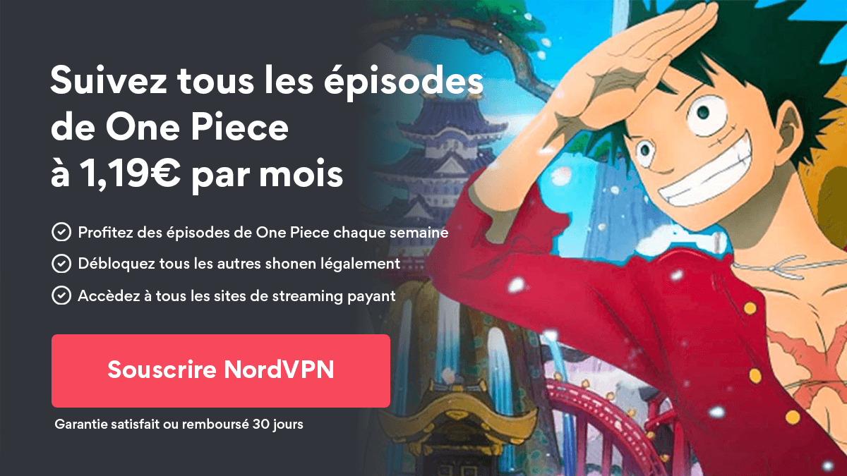 Regarder One Piece NordVPN