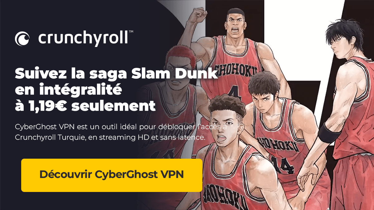 Regarder Slam Dunk avec CyberGhost