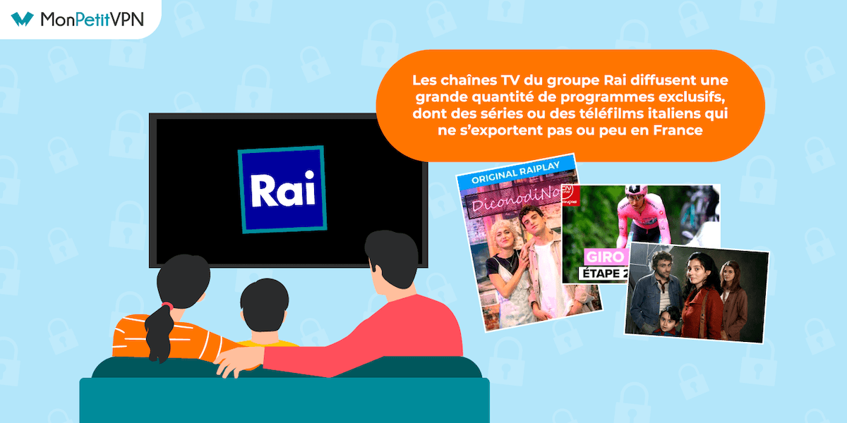 Les programmes disponibles sur la chaîne Rai TV