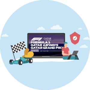 Diffusion Grand Prix du Qatar de F1