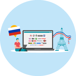 Regarder télé française en Russie