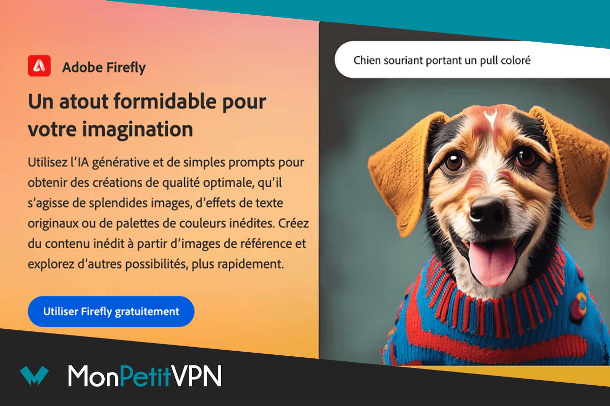 Payer Adobe Firefly à 1€ avec NordVPN