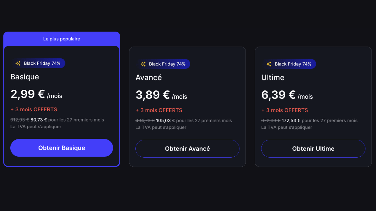 Abonnements NordVPN en promo Black Friday VPN pas cher NordVPN Black Friday