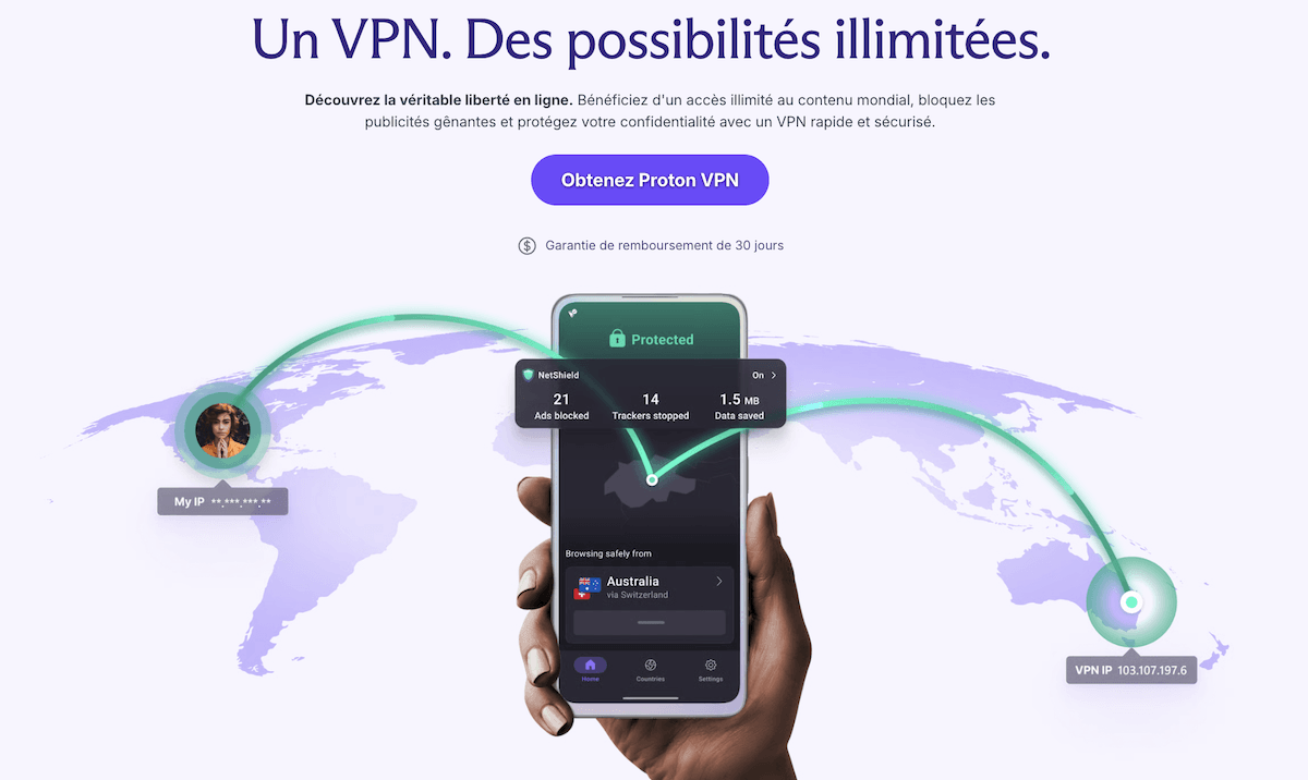 ProtonVPN pour l'Europe Choisir ProtonVPN pour l'Europe
