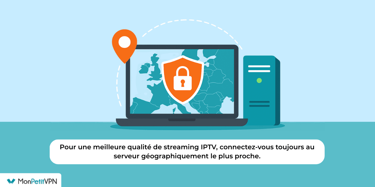 optimiser débits vpn Choisir un serveur proche pour optimiser les débits