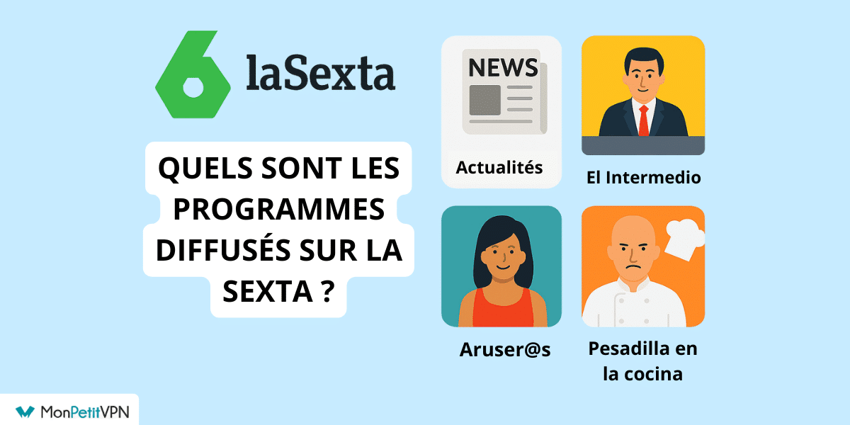 Les programmes diffusés sur La Sexta