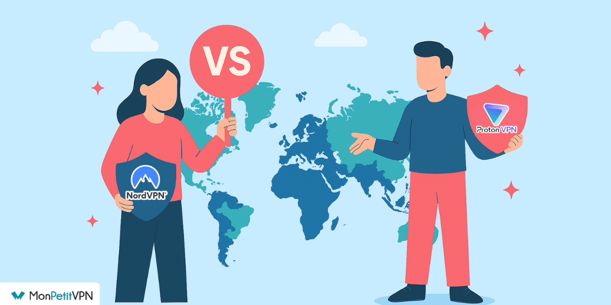 Serveurs de NordVPN et ProtonVPN Comparaison du réseau de serveurs NordVPN et ProtonVPN