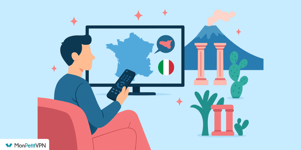 Regarder la télévision française en Sicile