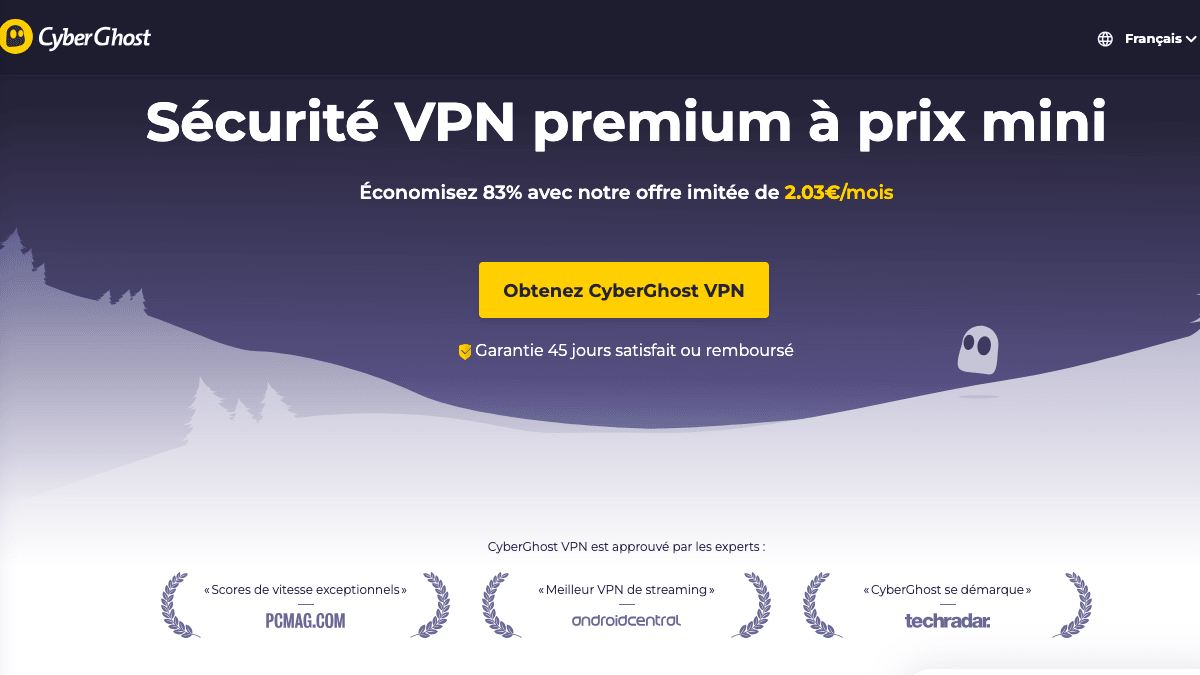 Promo Noel VPN Cyberghost promotion noel