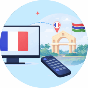 Profiter des chaînes françaises en Gambie
