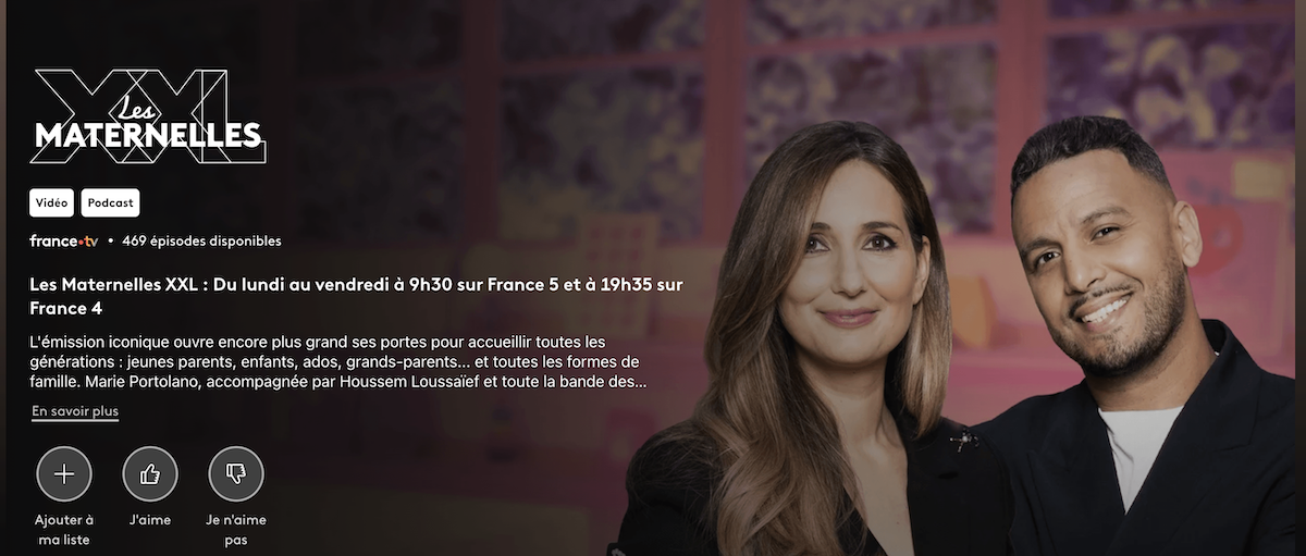 Streaming gratuit Les maternelles xxl Regarder gratuitement Les maternelles XXL