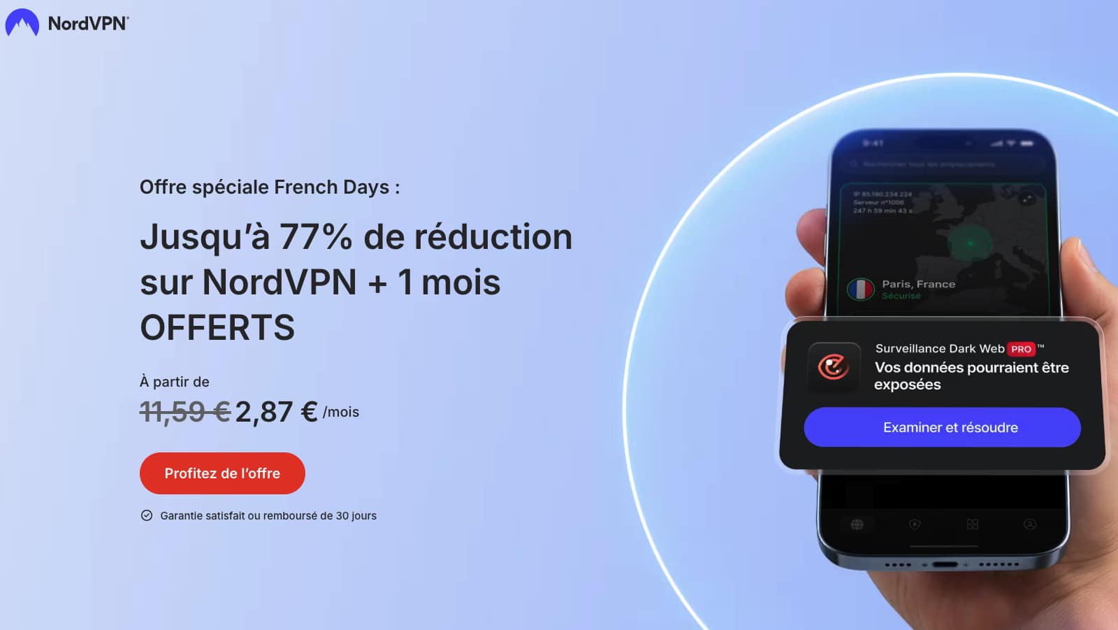 VPN French Days promotion NordVPN