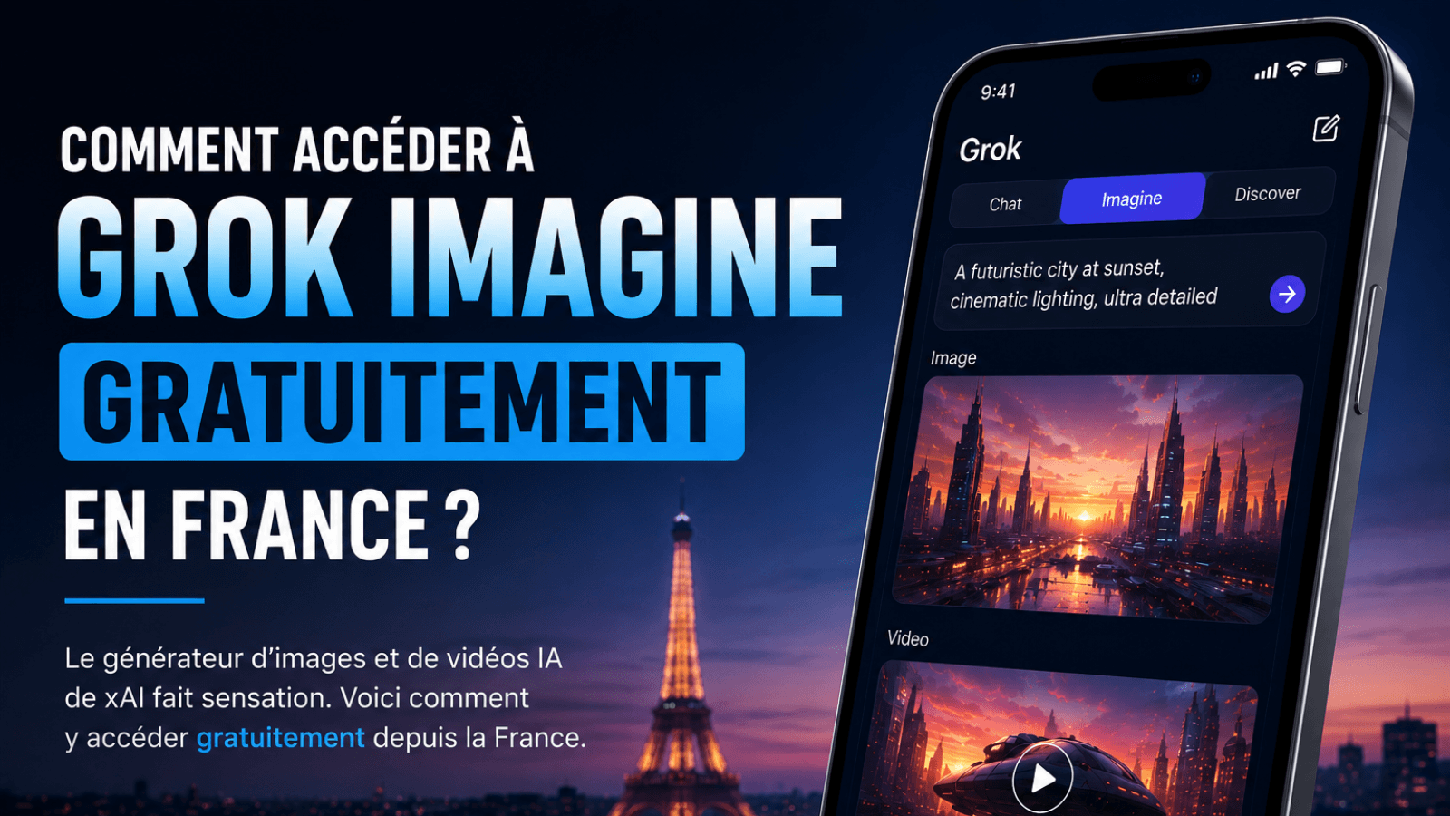 Accès Grok Imagine gratuitement avec un VPN