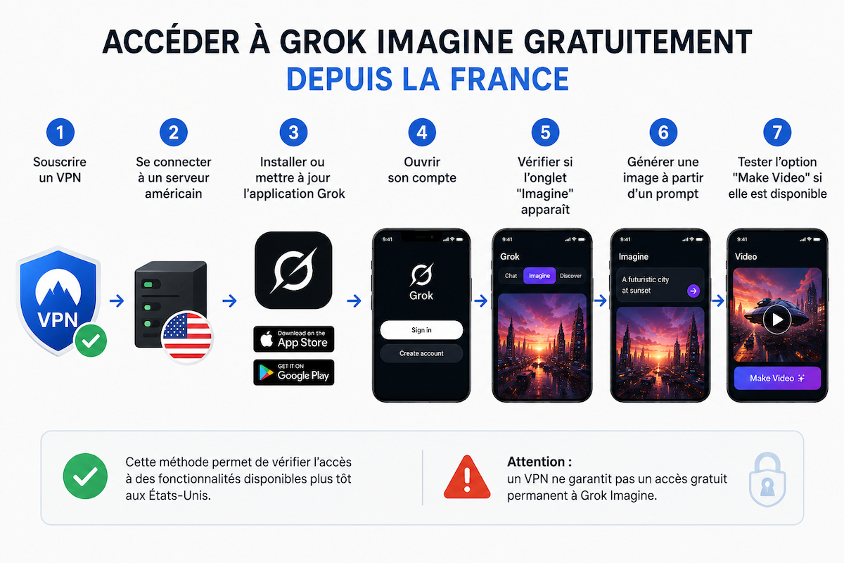 Grok Imagine en France Accès à Grok Imagine